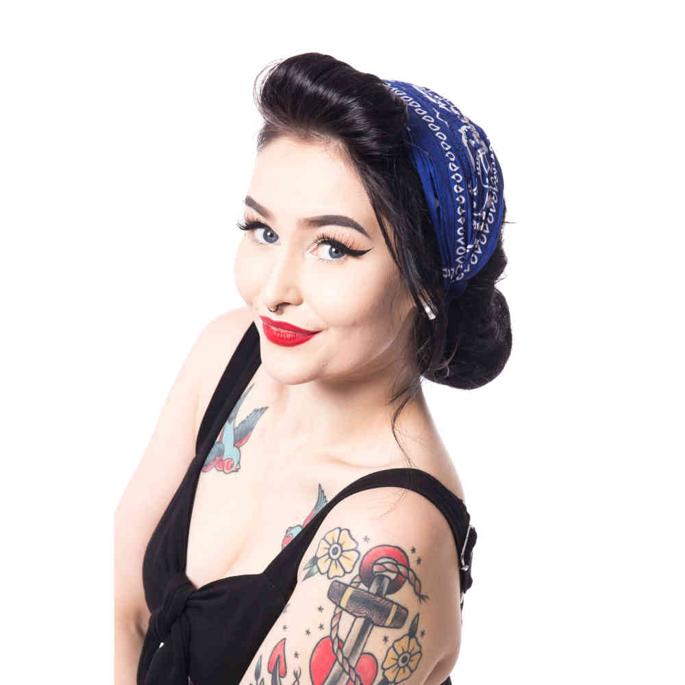 Rockabella - BAND TWO Bandana - Schwarz